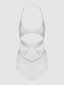 RHINESTONE NETTED CHEMISE