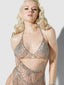 RHINESTONE NETTED CHEMISE