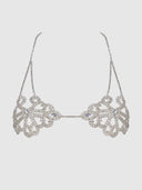 RHINESTONE SWIRL KNOT BRALETTE