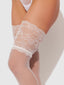 THIGH HIGH SHEER STAYUPS WITH TALL LACE BAND