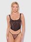 CHANTAL MESH BUSTIER & G-STRING SET