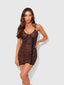 CHANTAL MESH CHEMISE & G-STRING SET