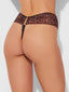 CHANTAL MESH U-HOOK THONG