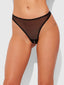 CHANTAL MESH CROTCHLESS THONG