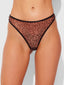 CHANTAL MESH CROTCHLESS THONG