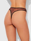 CHANTAL MESH CROTCHLESS THONG