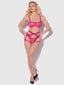 YVONE LACE BRA, GARTER & TANGA SET