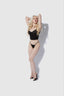 YVONE SHIMMER MESH BUSTIER & G-STRING SET