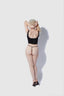 YVONE SHIMMER MESH BUSTIER & G-STRING SET