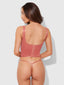 YVONE SHIMMER MESH BUSTIER & G-STRING SET
