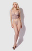 YVONE SHIMMER MESH BUSTIER & G-STRING SET