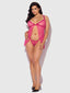 YVONE LACE OPENABLE CUP BABYDOLL & G-STRING SET
