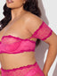 YVONE LACE BRA & SKIRTED GARTER PANTY SET