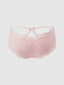 VERA MICRO & LACE TRIM STRAPPY BACK CHEEKY PEACH WHIP / S