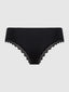 VERA MICRO & LACE HEART CHARM CHEEKY BLACK / S
