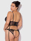CECILY LACE & CHAIN BUSTIER & BACKLESS HIPSTER SET