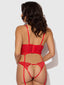 CECILY LACE & CHAIN BUSTIER & BACKLESS HIPSTER SET
