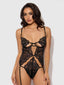 CECILY LACE & CHAIN GARTERED TEDDY