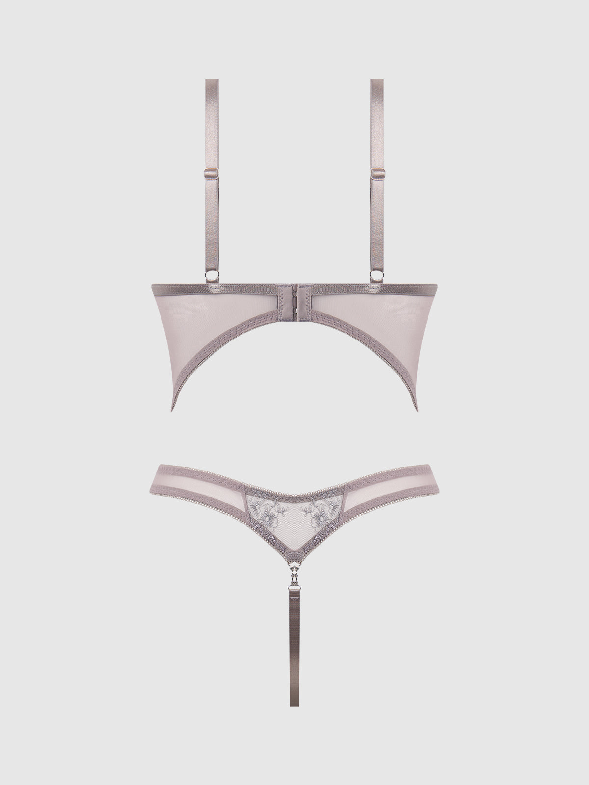 EDEN EMBROIDERED WIREFREE TEDDY