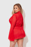 DRAGON 3 PIECE ROBE SET RED / S