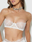BRIDAL SATIN & LACE 3 PIECE SET IVORY / S