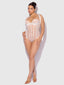 ROSALIE EMBROIDERED LACE TEDDY