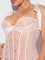 ROSALIE EMBROIDERED LACE TEDDY