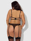 NOVA BLACKLIGHT BRA SET BLACK / S