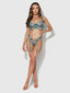 NOVA BLACKLIGHT BRA SET JADED BLUE / S