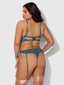 NOVA BLACKLIGHT BRA SET JADED BLUE / S