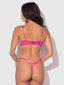 NOVA BLACKLIGHT LACE BRA & CROTCHLESS G-STRING SET
