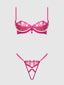 NOVA BLACKLIGHT LACE BRA & CROTCHLESS G-STRING SET