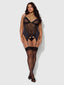 RAQUEL BUSTIER SET BLACK / S