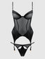 RAQUEL BUSTIER SET BLACK / S