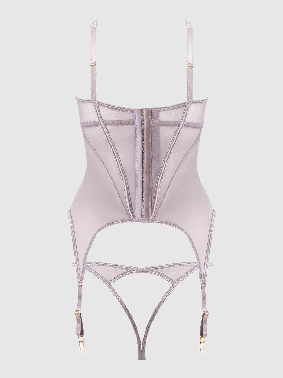 RAQUEL BUSTIER SET DARK ROSE / S