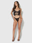 ASHLEY ALEXISS LACE BUSTIER & G-STRING SET