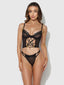 ASHLEY ALEXISS LACE BUSTIER  & G-STRING SET