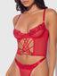ASHLEY ALEXISS LACE BUSTIER & G-STRING SET