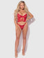 ASHLEY ALEXISS LACE BUSTIER & G-STRING SET