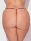 ASHLEY ALEXISS LACE & MESH BABYDOLL & G-STRING SET