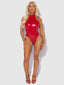 TRINITY BODYSUIT RED / S