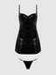 TRINITY CHEMISE SET BLACK / S