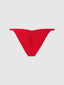 QUIN NO-SHOW CHEEKY CRIMSON RED / S