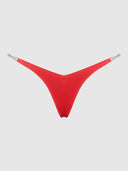 KRYSTAL CLEAR STRAP THONG