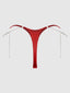 KRYSTAL RHINESTONE & SIDE SLIDER THONG