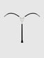 KRYSTAL SIDE SLIDER & RHINESTONE FRINGE BACK G-STRING