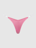 KRYSTAL CLEAR SIDE SLIDER THONG