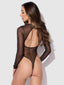 CHANTAL MESH LONG SLEEVE & CROTCHLESS BODYSUIT