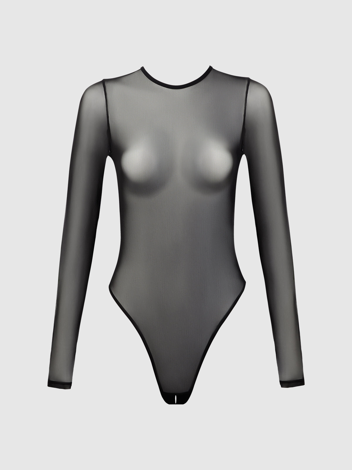 CHANTAL MESH LONG SLEEVE & CROTCHLESS BODYSUIT