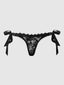 VICTORIA LACE DROP OFF TIE SIDE BIKINI BLACK / S